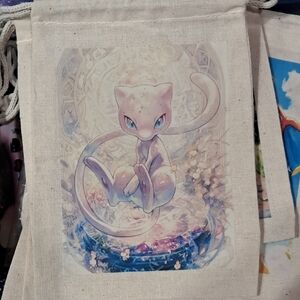 Canvas Bag with Mew Design